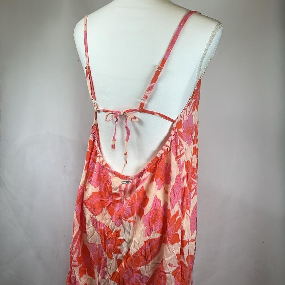 Roxy Summer Adventures Coverup Dress Women's Size M Floral Swimsuit Coverup NWT - Picture 6 of 8